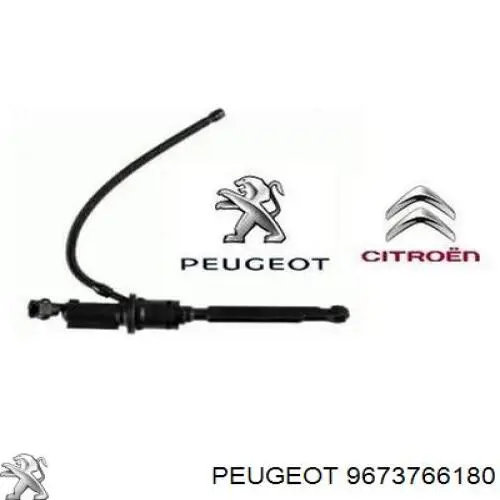 9673766180 Peugeot/Citroen cilindro maestro de embrague