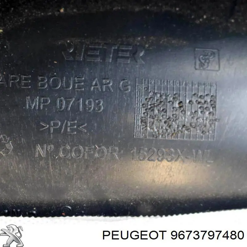 Paso de rueda trasera, izquierdo Peugeot/Citroen 9673797480 precio, desde 60,98 EUR