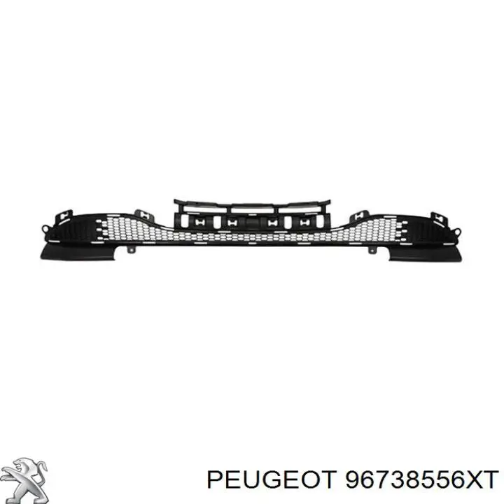 Comprar 96738556XT Peugeot/Citroen Rejilla central del parachoques delantero