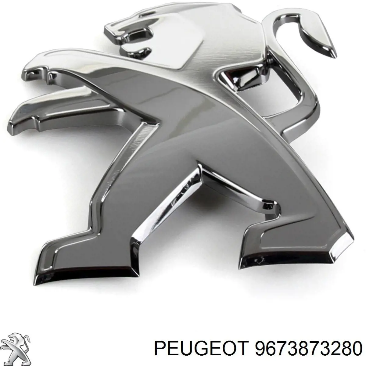 Logotipo de tapa de maletero para Peugeot 208  CA, CC