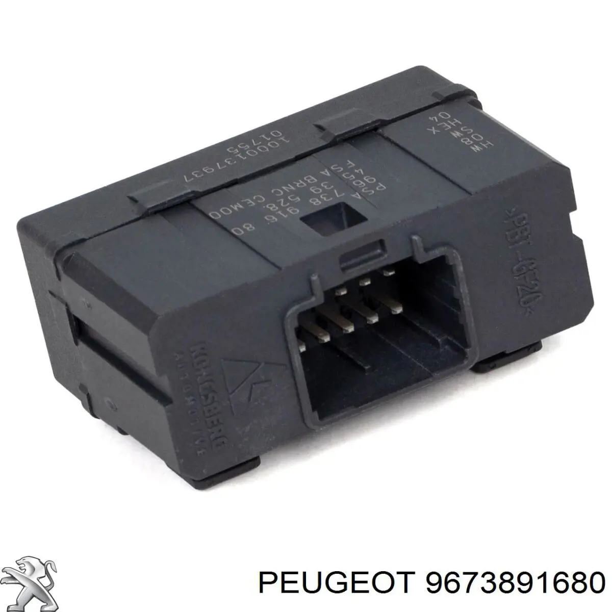 9673891680 Peugeot/Citroen Relé de calefacción de asiento