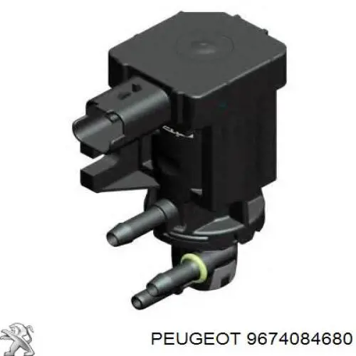 9674084680 Peugeot/Citroen transmisor de presion de carga (solenoide)