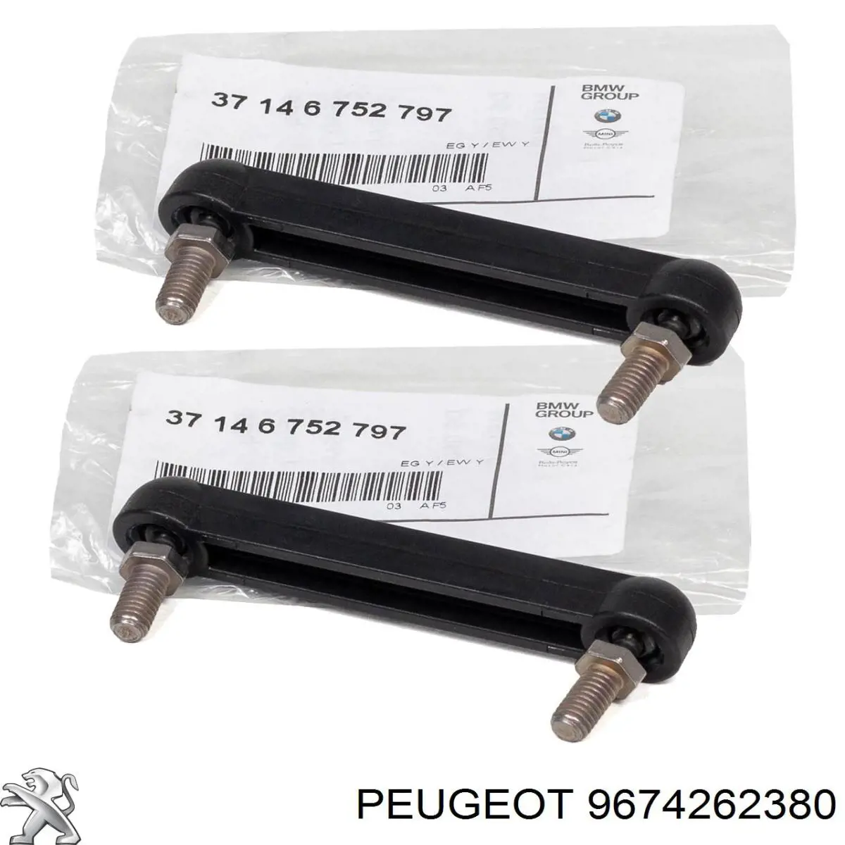 Sensor de árbol de levas 9674262380 Peugeot/Citroen