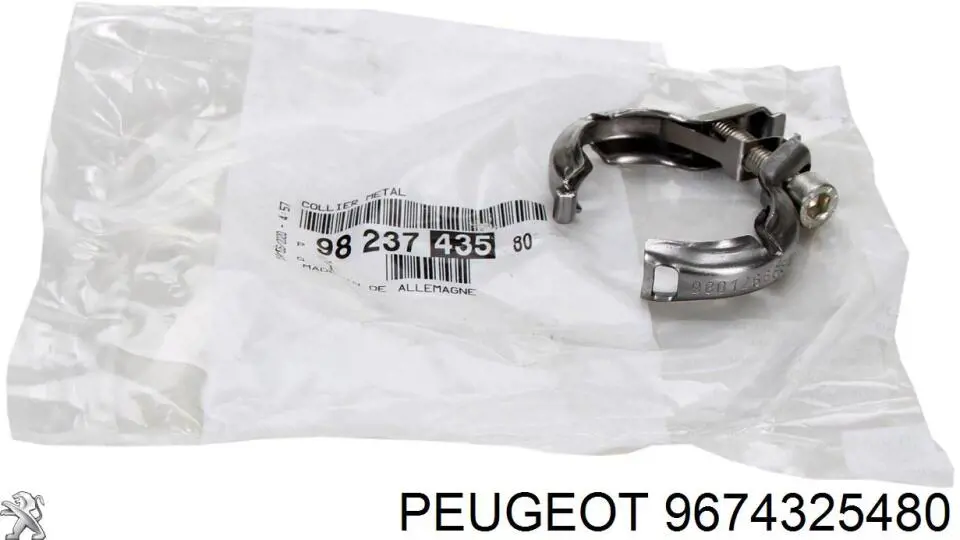 9674325480 Peugeot/Citroen Soporte de escape
