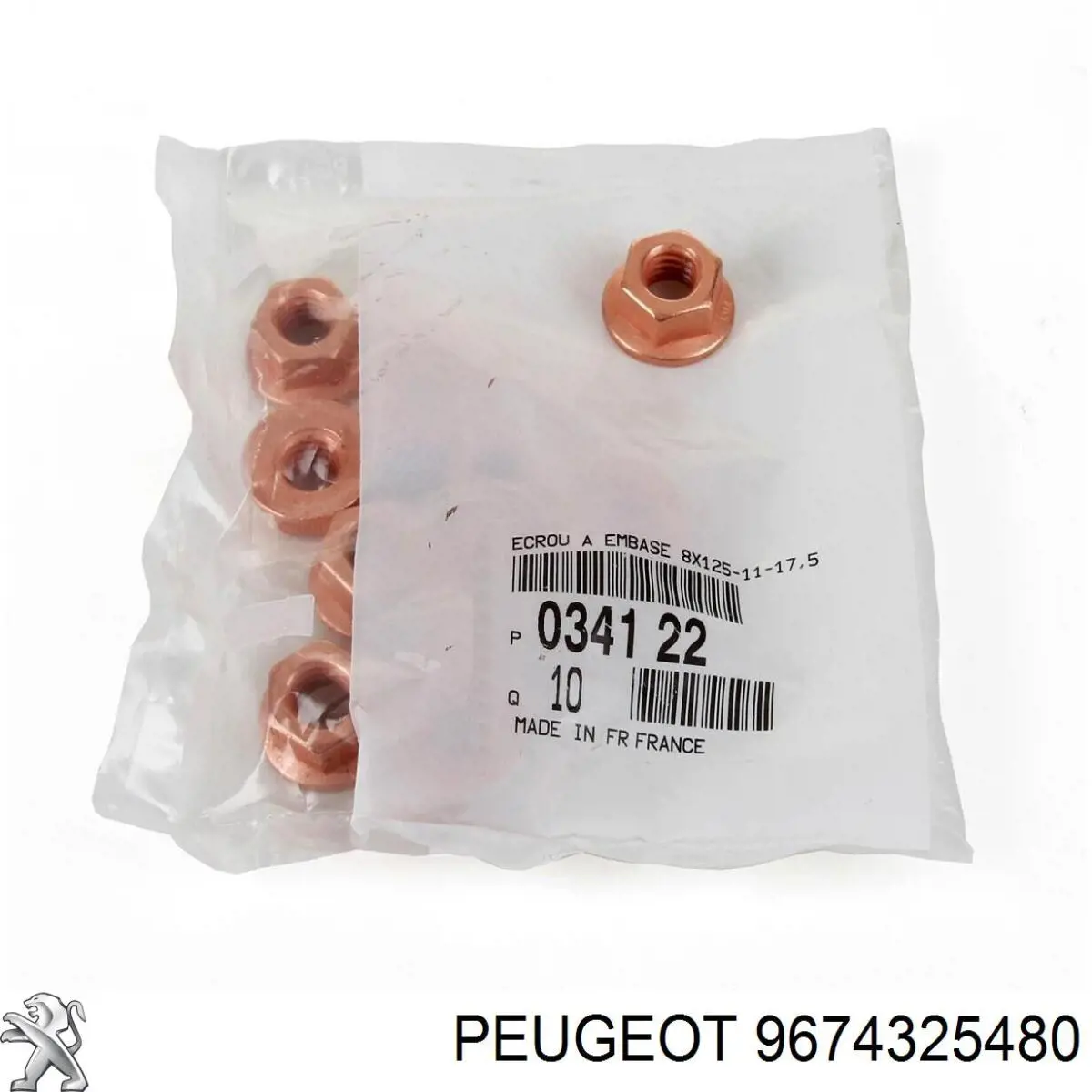 Soporte escape 9674325480 Peugeot/Citroen