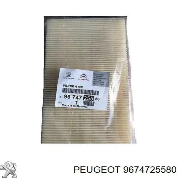 9674725580 Peugeot/Citroen filtro de aire
