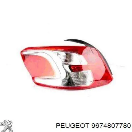 9674807780 Peugeot/Citroen Piloto trasero izquierdo