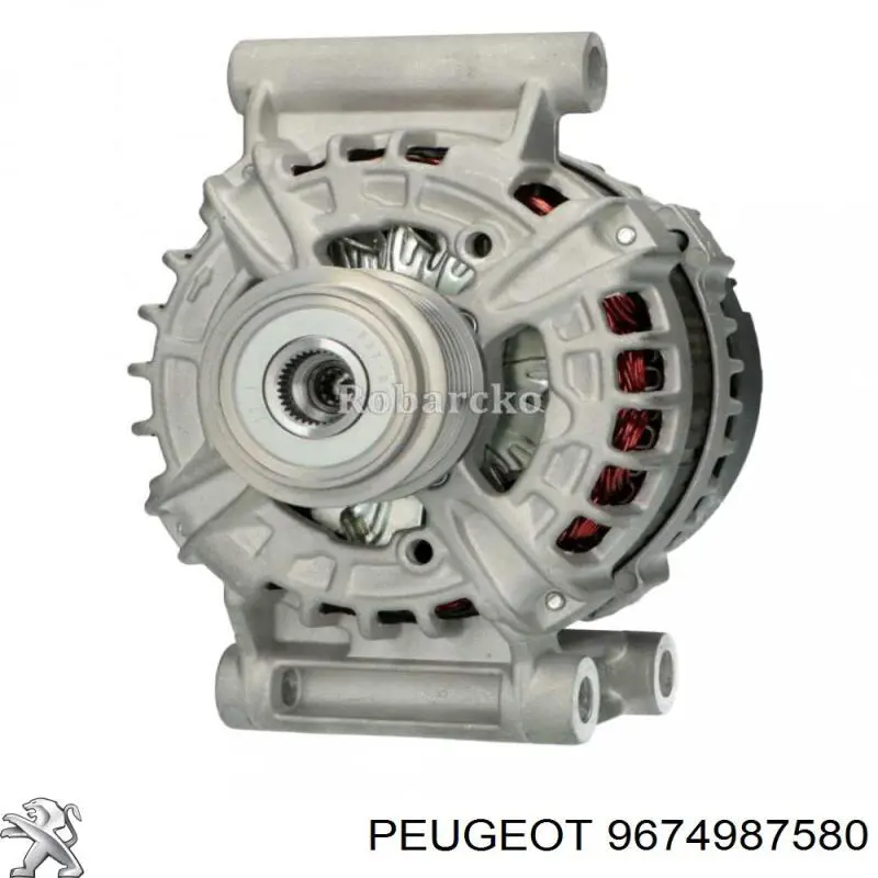Alternador 9674987580 Peugeot/Citroen
