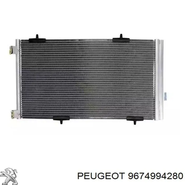 9674994280 Peugeot/Citroen condensador aire acondicionado