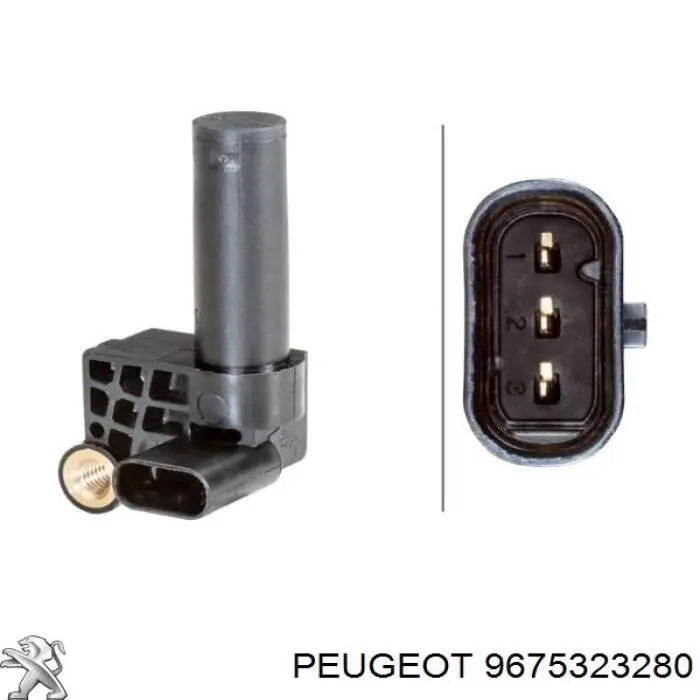 9675323280 Peugeot/Citroen sensor de posición del cigüeñal