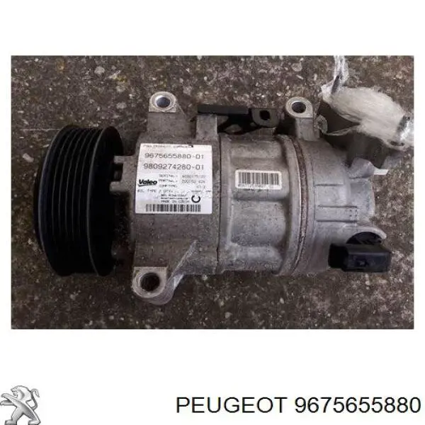 9675655880 Peugeot/Citroen compresor de aire acondicionado