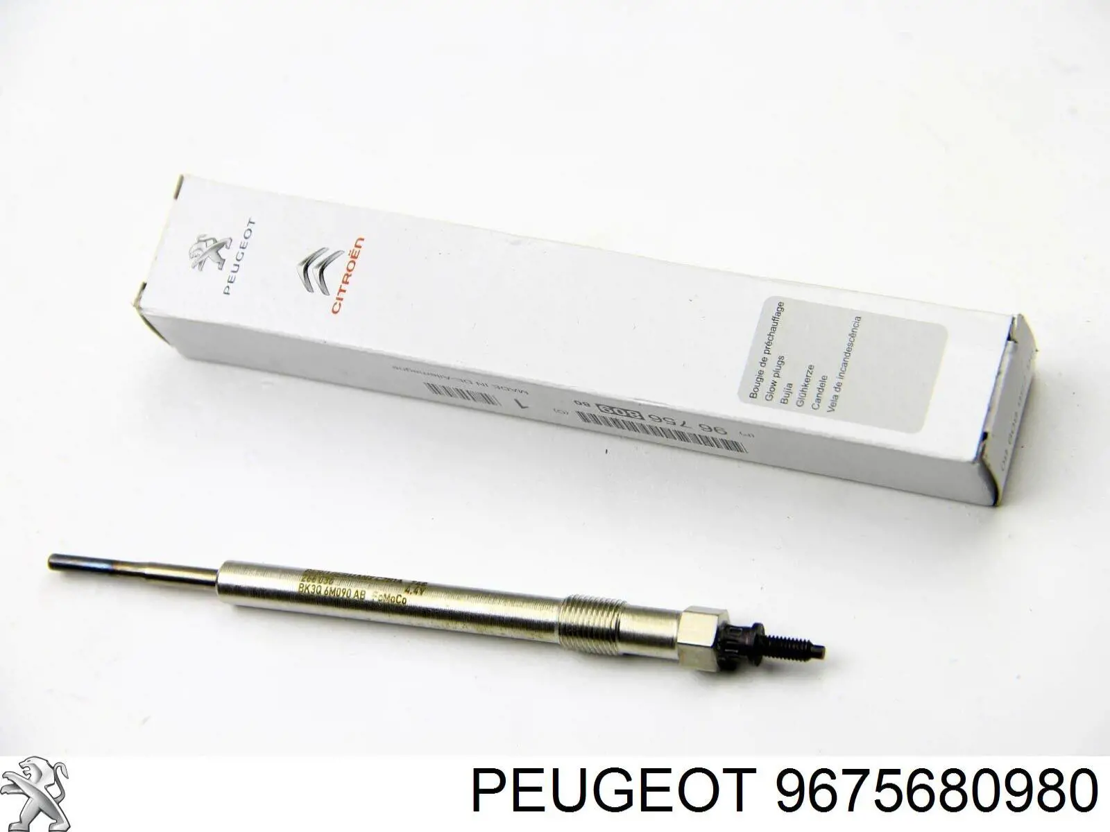 Bujía de precalentamiento 9675680980 Peugeot/Citroen