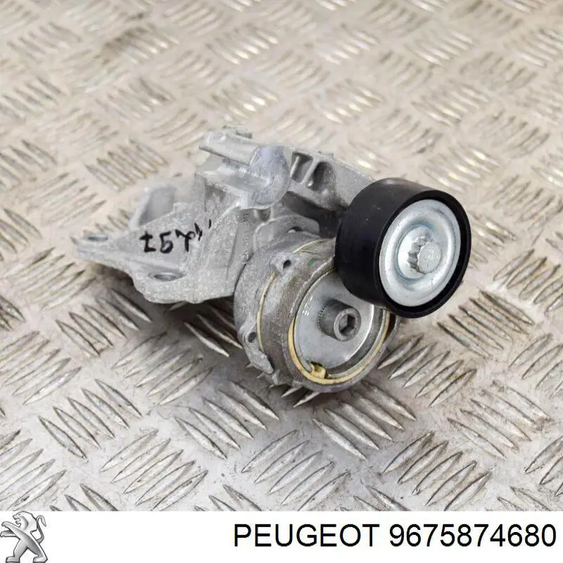 9675874680 Peugeot/Citroen tensor de correa, correa poli v
