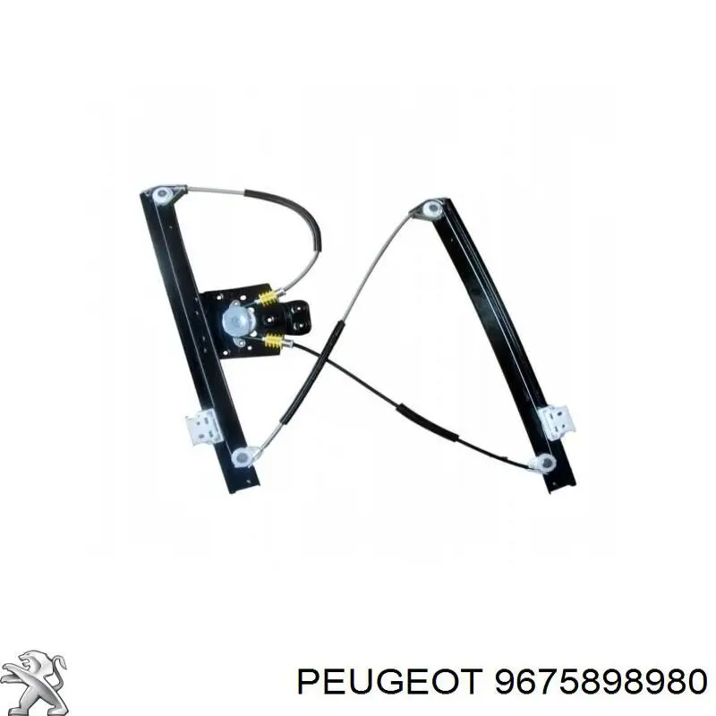 Mecanismo de elevalunas delantero derecha 9675898980 Peugeot/Citroen