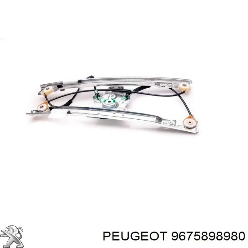 Mecanismo de elevalunas delantero derecha 9675898980 Peugeot/Citroen