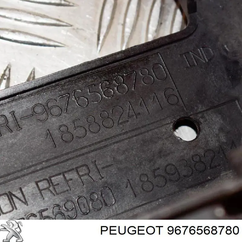 9676568780 Peugeot/Citroen Soporte de radiador completo (panel de montaje para foco)