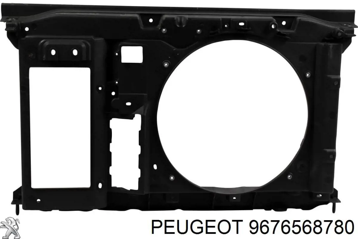 Soporte de radiador completo (panel de montaje para foco) para Peugeot 408 