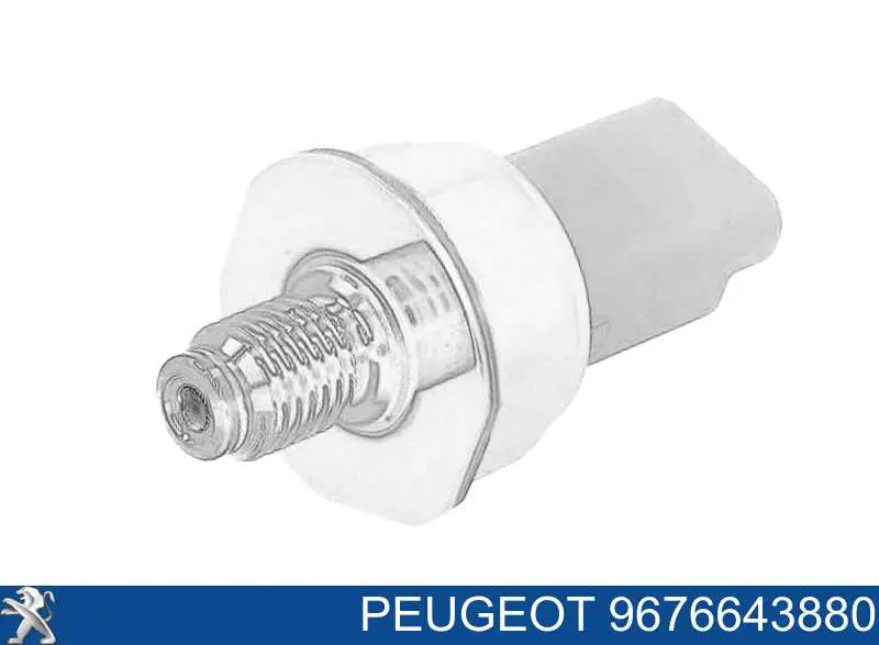 9676643880 Peugeot/Citroen sensor de presión de combustible