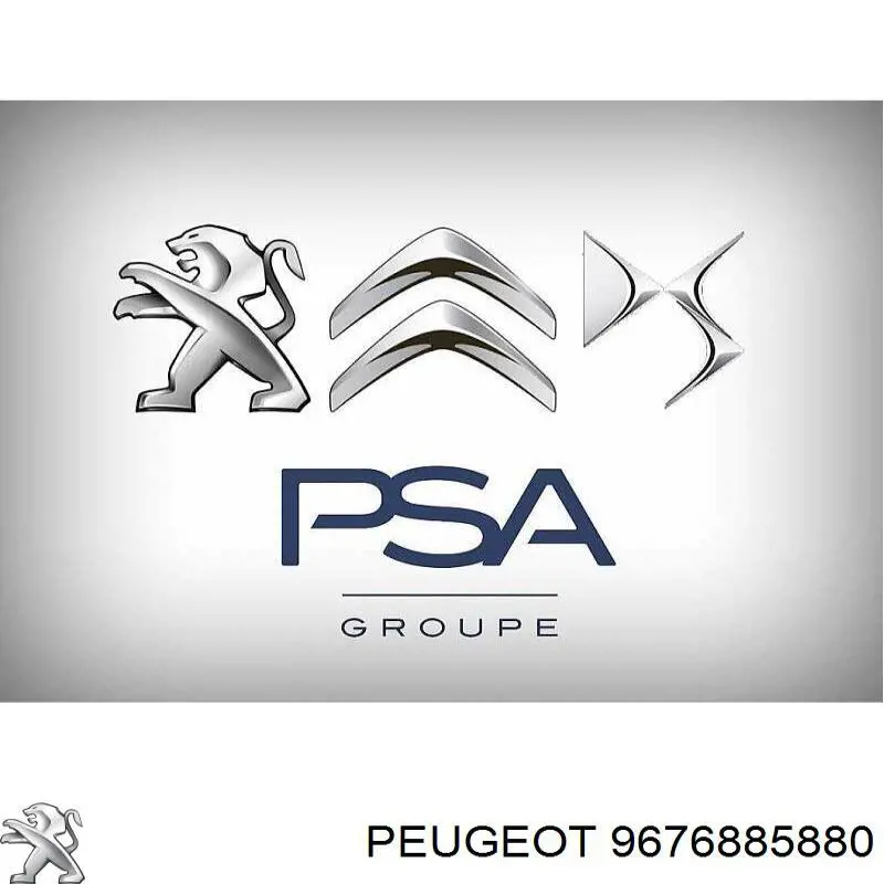 9676885880 Peugeot/Citroen refuerzo parachoque delantero