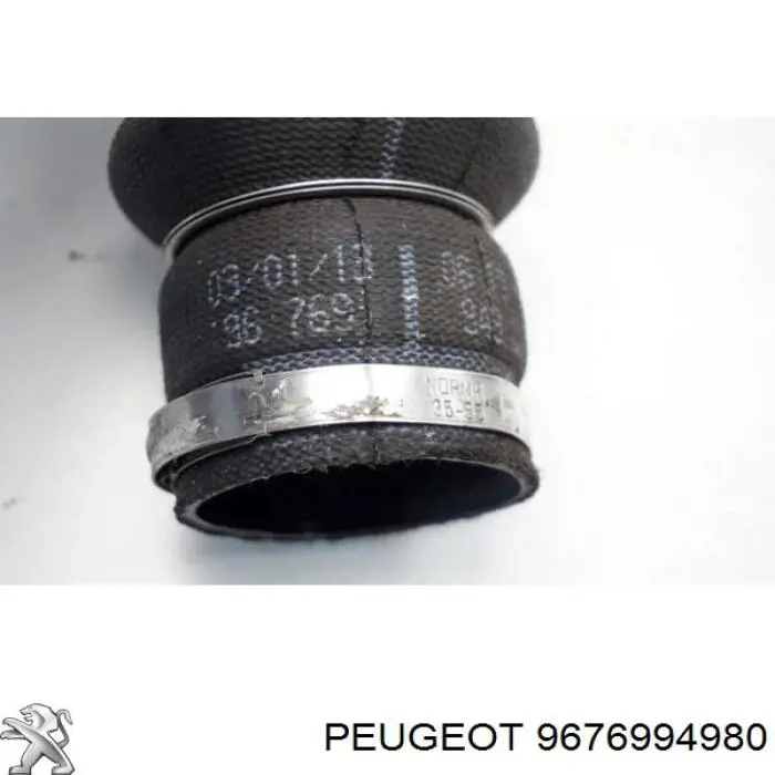 9676994980 Peugeot/Citroen tubo flexible de aire de sobrealimentación izquierdo