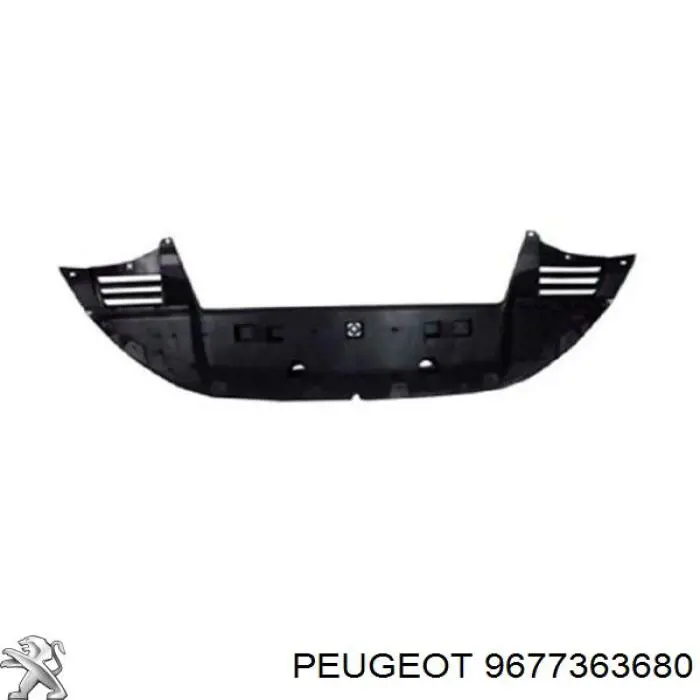9677363680 Peugeot/Citroen cubierta, parachoques delantero