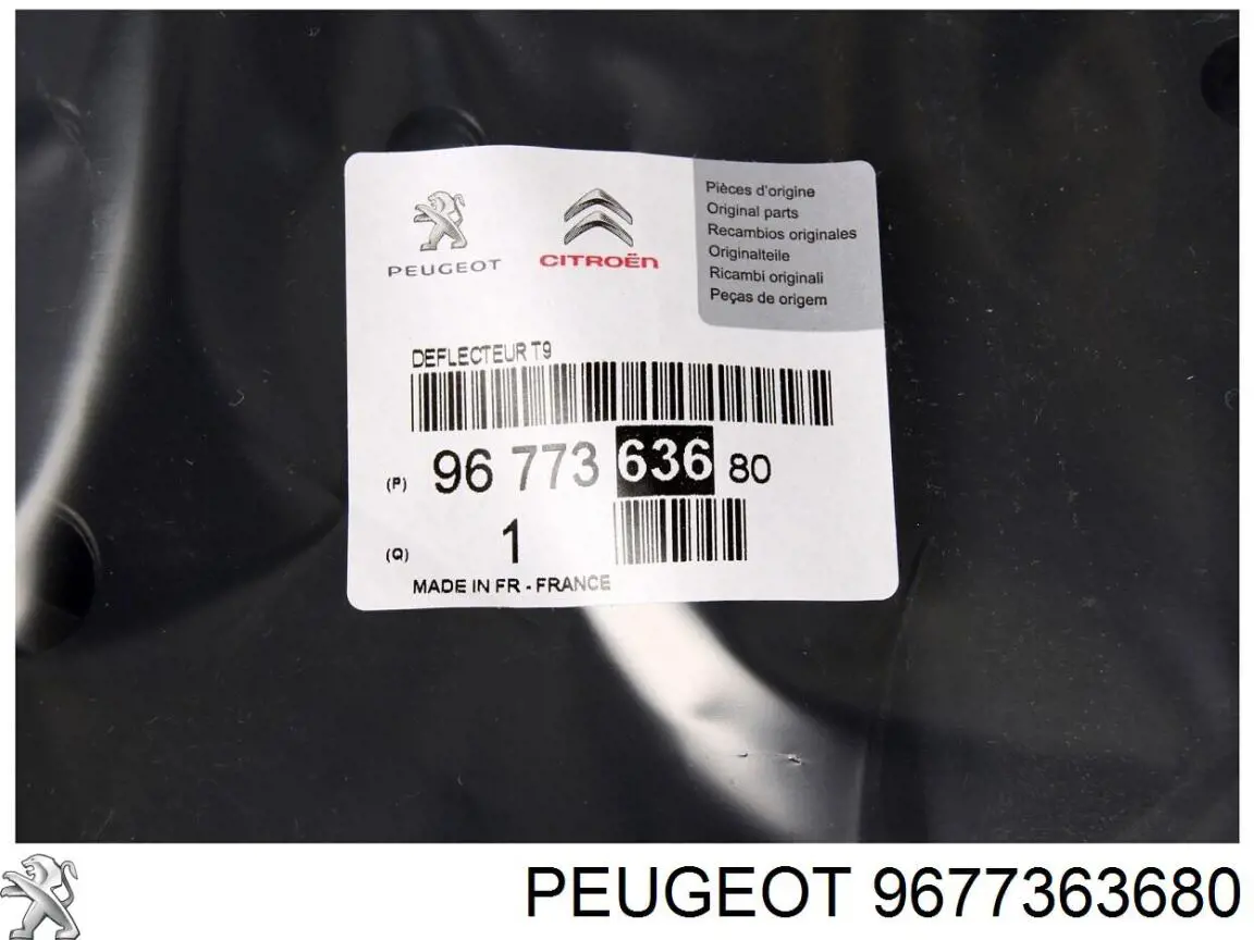 9677363680 Peugeot/Citroen Protector paragolpes