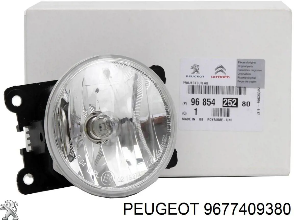 Luz diurna Peugeot/Citroen 9677409380