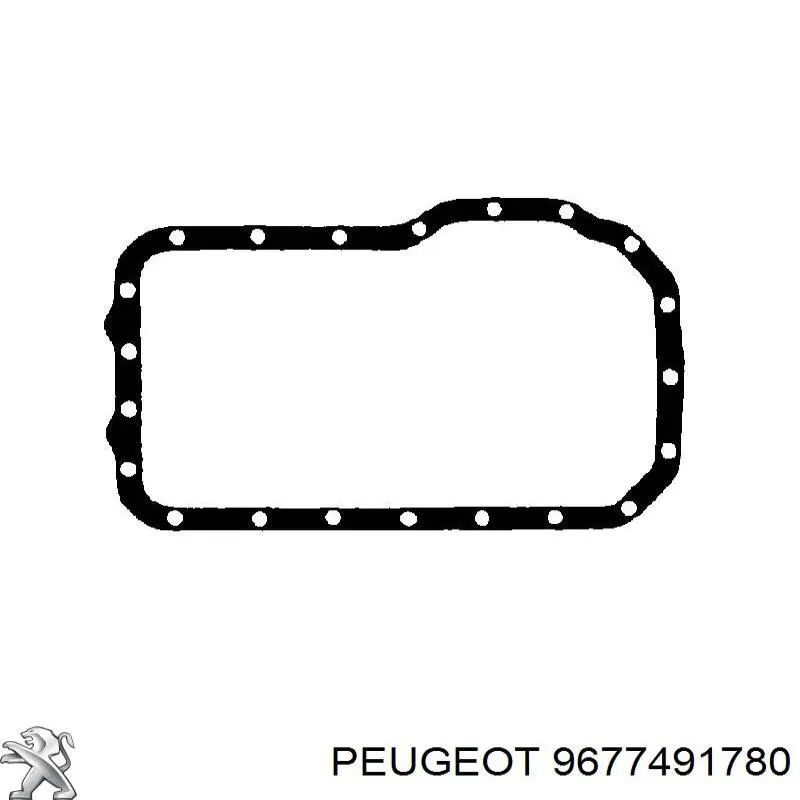9677491780 Peugeot/Citroen junta, tapón roscado, colector de aceite