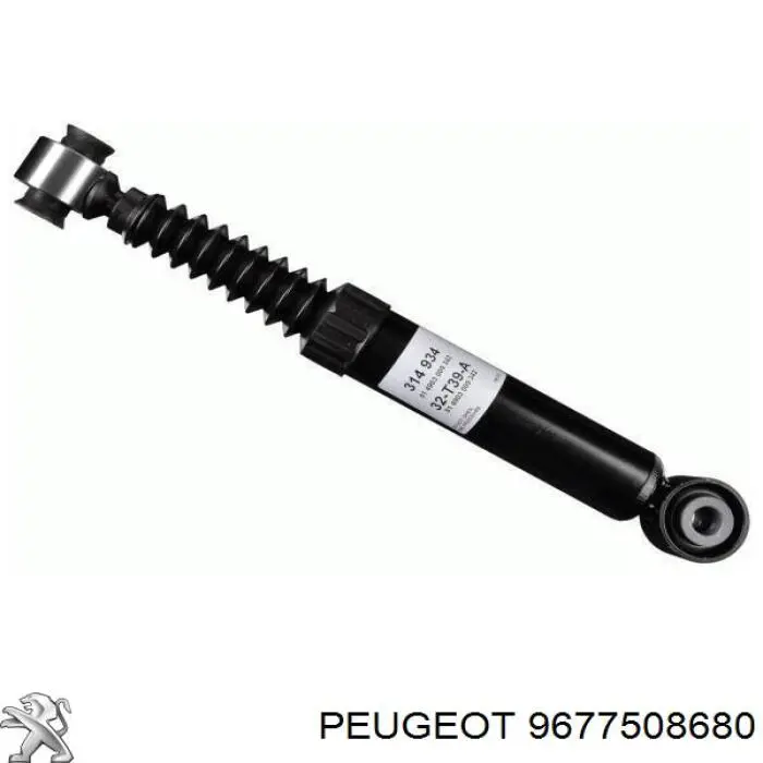 9677508680 Peugeot/Citroen amortiguador delantero izquierdo