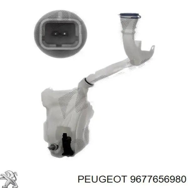 9677656980 Peugeot/Citroen depósito de agua del limpiaparabrisas