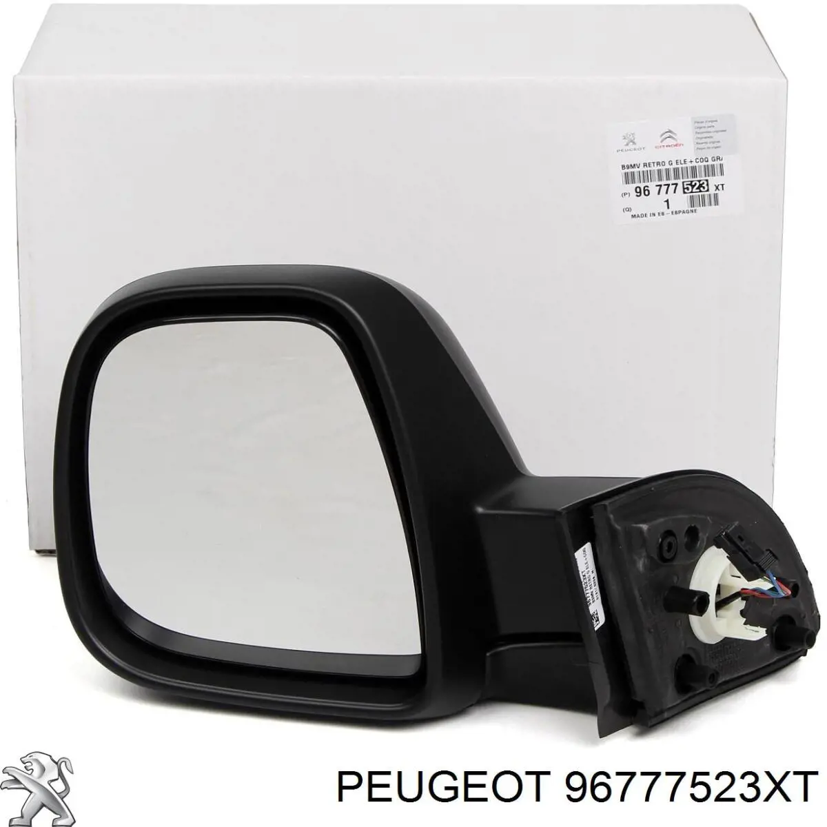 96777523XT Peugeot/Citroen espejo retrovisor izquierdo