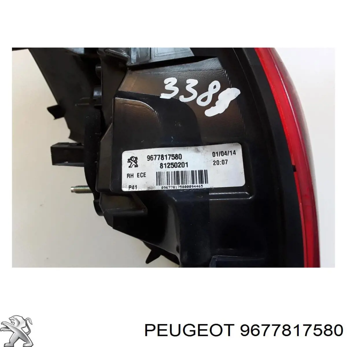 Piloto trasero exterior derecho Peugeot/Citroen 9677817580 precio, desde 107,45 EUR