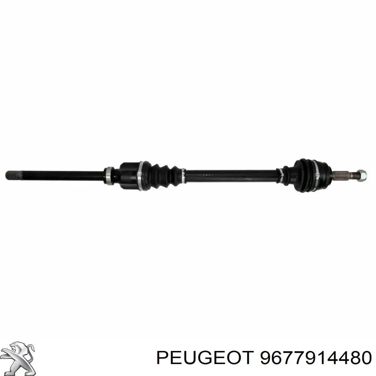 9677914480 Peugeot/Citroen Semieje delantero izquierdo