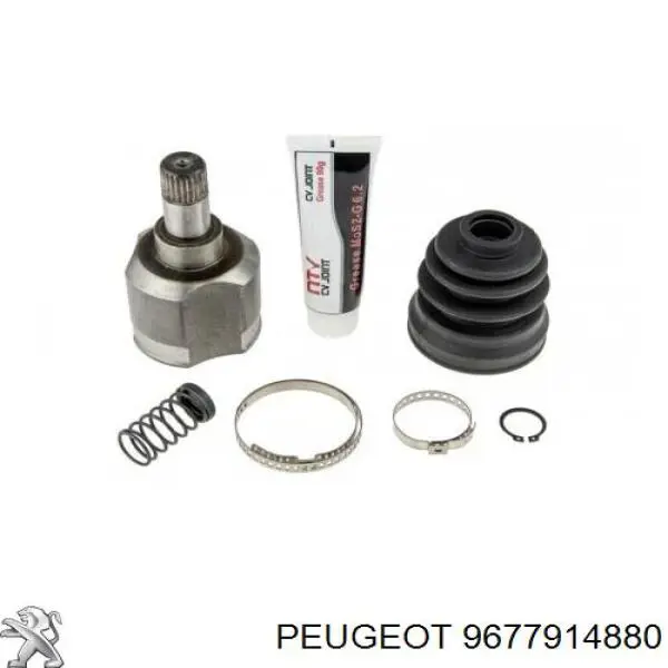 9677914880 Peugeot/Citroen Semieje delantero izquierdo