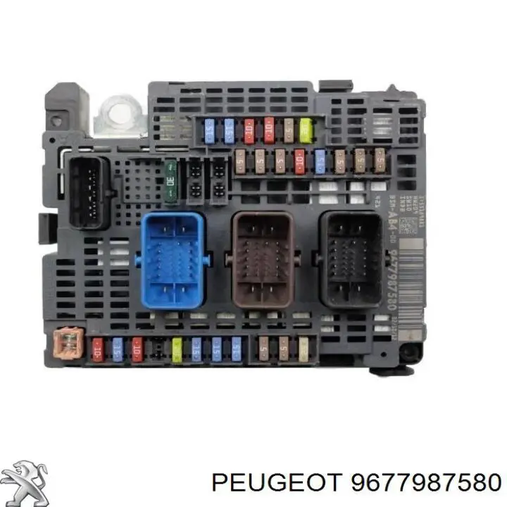 9677987580 Peugeot/Citroen Caja de relés y fusibles