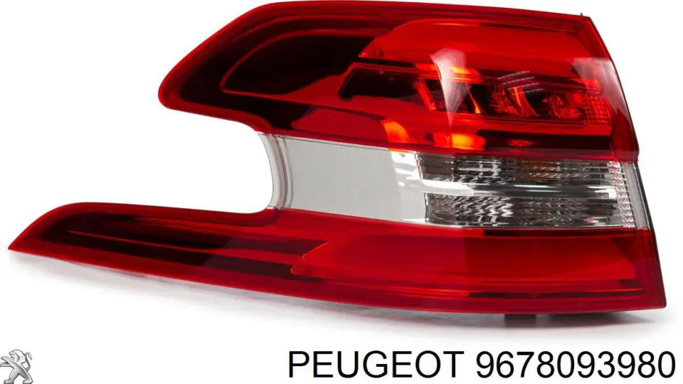 Piloto trasero exterior izquierdo 9678093980 Peugeot/Citroen