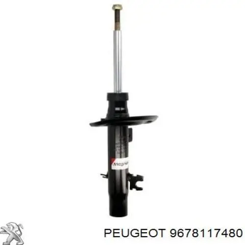 Amortiguador delantero izquierdo 9678117480 Peugeot/Citroen