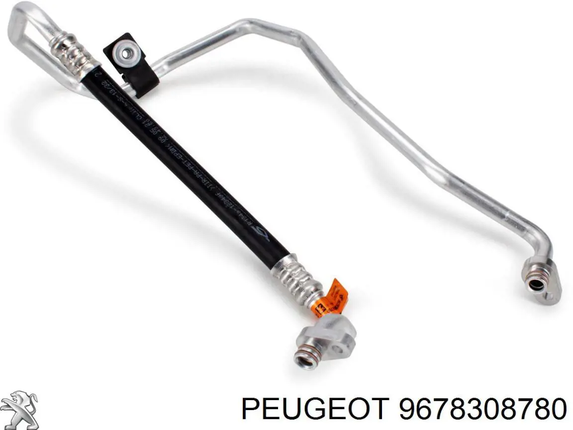 Manguera de aire acondicionado de compresor al condensador 9678308780 Peugeot/Citroen