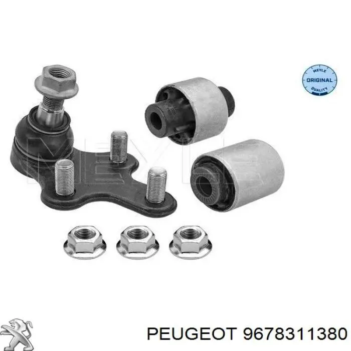 9678311380 Peugeot/Citroen Brazo inferior izquierdo de la suspensión delantera