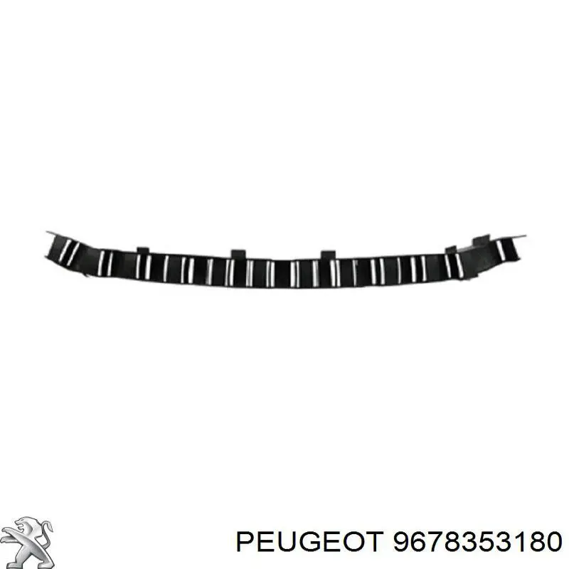 9678353180 Peugeot/Citroen Refuerzo parachoque delantero