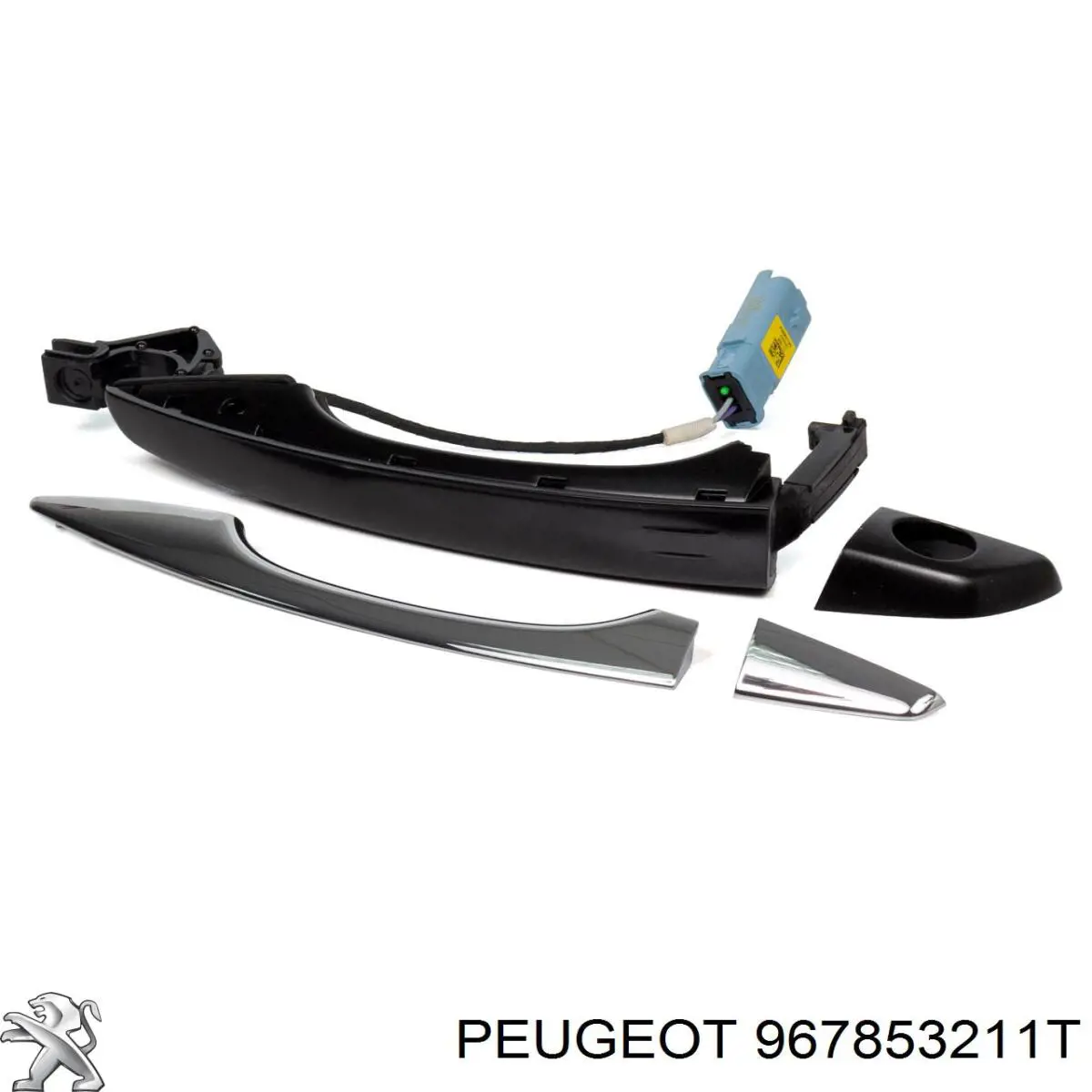Comprar 967853211T Peugeot/Citroen Manija exterior izquierda de puerta delantera