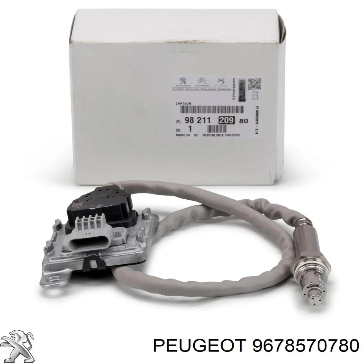 Sensor de óxido de nitrógeno NOX para Peugeot Partner 