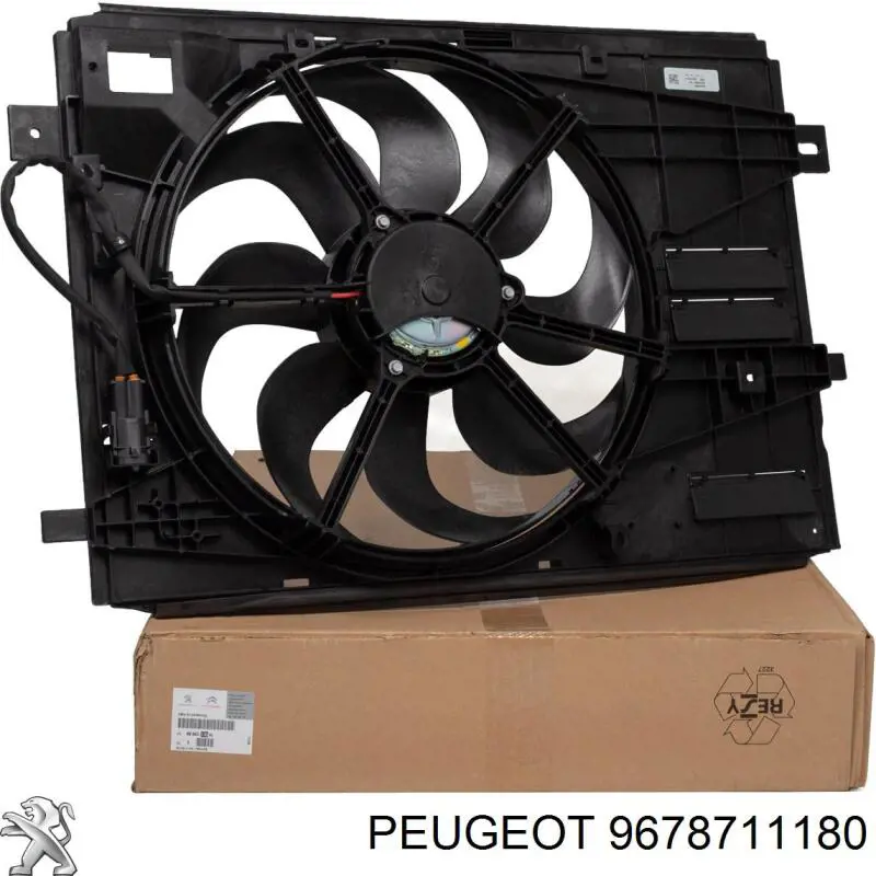 Radiador 9678711180 Peugeot/Citroen