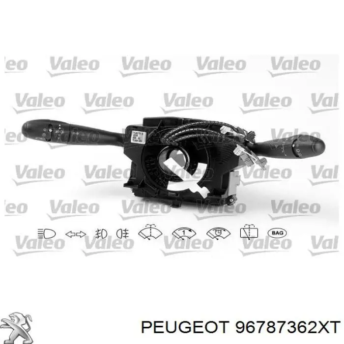 Conmutador columna dirección 96787362XT Peugeot/Citroen
