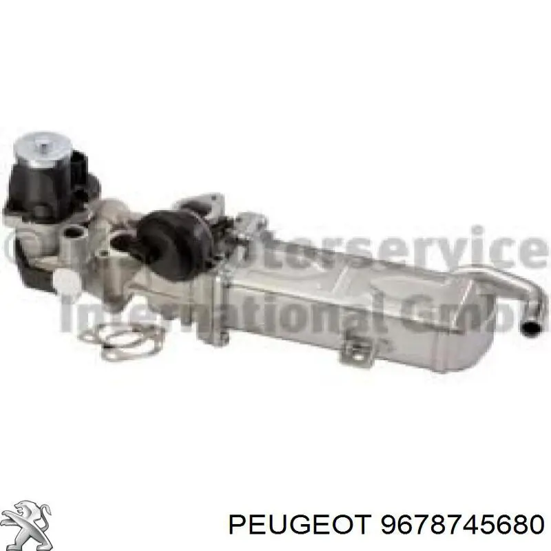 Enfriador EGR de recirculación de gases de escape para Peugeot 407 (6D)