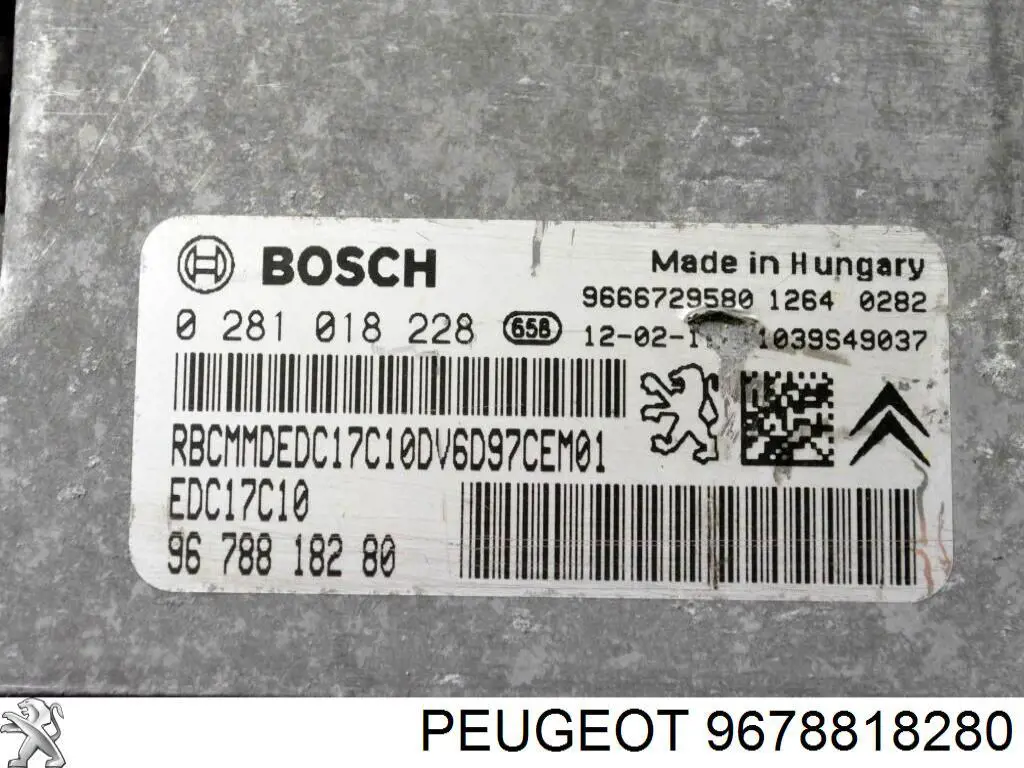  9678818280 Peugeot/Citroen