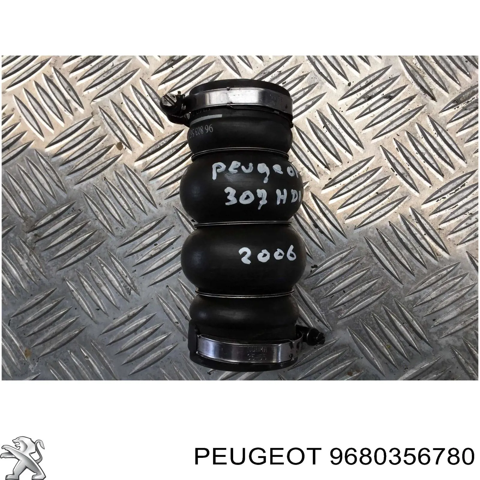 9680356780 Peugeot/Citroen tubo flexible de aire de sobrealimentación