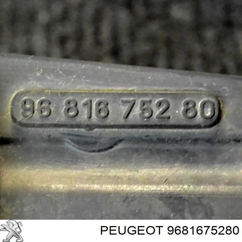 9681675280 Peugeot/Citroen soporte de motor trasero