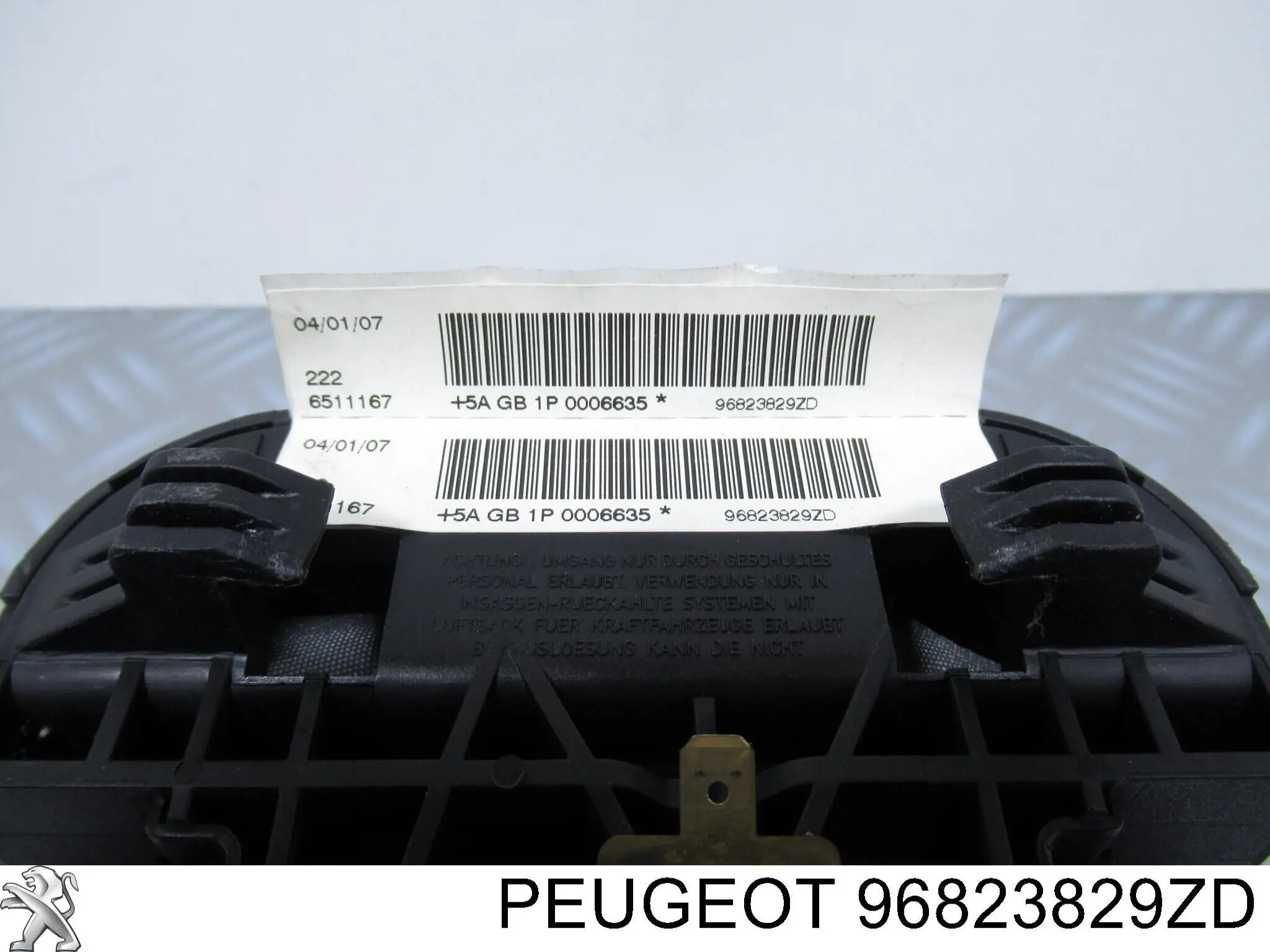 96823829ZD Peugeot/Citroen airbag del conductor