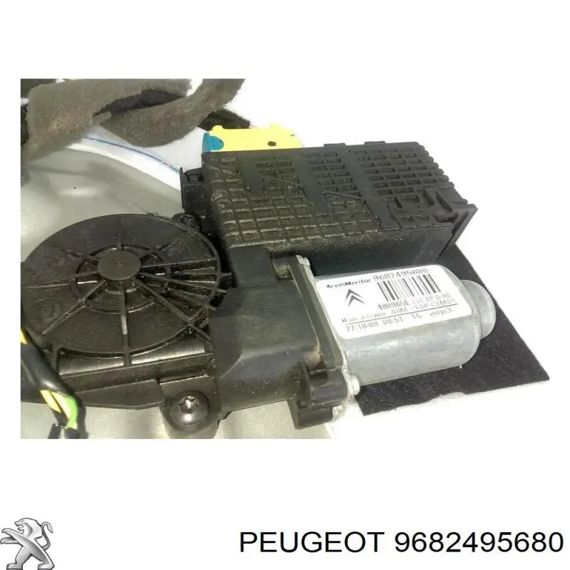 9682495680 Peugeot/Citroen Motor elevalunas, puerta delantera izquierda